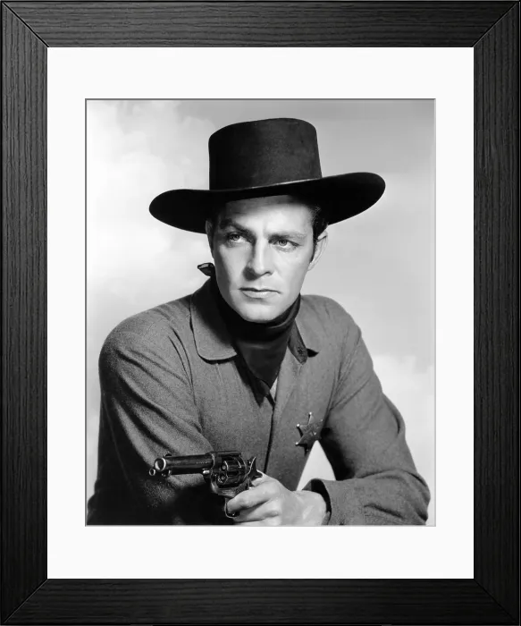 Framed Print : CITY OF BAD MEN, Dale Robertson, 1953, TM & Copyright 20th Century Fox Film Corp. / courtesy Everett Collection