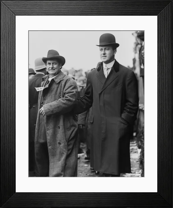 Framed Print : William Jennings Bryan escorted by 28 year old Franklin Delano Roosevelt, NYC, Oct. 27, 1908