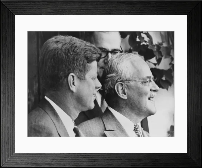Framed Print : CIA Director Allen Dulles (right) with President-elect John F. Kennedy in 1960 Framed Print : CIA Director Allen Dulles (right) with President-elect John F. Kennedy in 1960