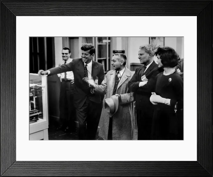 Framed Print : Sen. John F. Kennedy, Dr. Alvin Weinburg, Sen. Al Gore Sr. and Jackie Kennedy Framed Print : Sen. John F. Kennedy, Dr. Alvin Weinburg, Sen. Al Gore Sr. and Jackie Kennedy