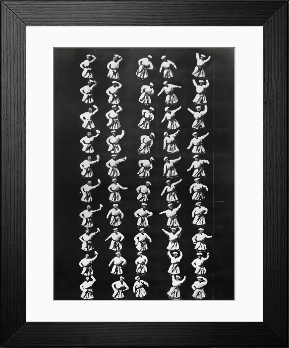 Framed Print : Scenes from Monkeyshines, the first motion film shot in the United States. It was an Edison movie produced to test an early version of the Kinetoscope Framed Print : Scenes from Monkeyshines, the first motion film shot in the United States. It was an Edison movie produced to test an early version of the Kinetoscope
