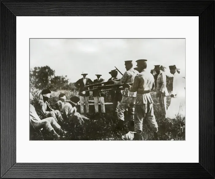 Framed Print : Four convicted Chinese revolutionaries to be executed near Shanghai in 1930