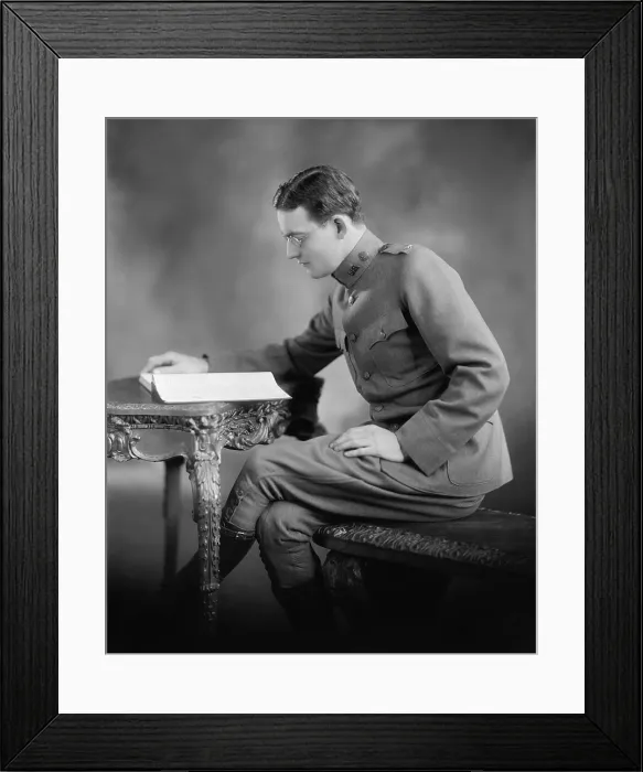 Framed Print : John Foster Dulles, in army uniform during WW1. The future Secretary of State served as a Major on the War Industries Board. In 1918, he was legal counsel to the U.S Framed Print : John Foster Dulles, in army uniform during WW1. The future Secretary of State served as a Major on the War Industries Board. In 1918, he was legal counsel to the U.S