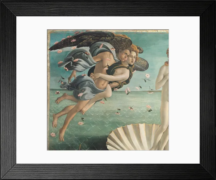 Framed Print : The Birth of Venus, by Sandro Filipepi Known as Botticelli, 1484 - 1485 about, 15th Century, tempera on canvas, cm 184, 5 x 285, 5 - Italy, Tuscany, Florence, Uffizi Gallery Framed Print : The Birth of Venus, by Sandro Filipepi Known as Botticelli, 1484 - 1485 about, 15th Century, tempera on canvas, cm 184, 5 x 285, 5 - Italy, Tuscany, Florence, Uffizi Gallery