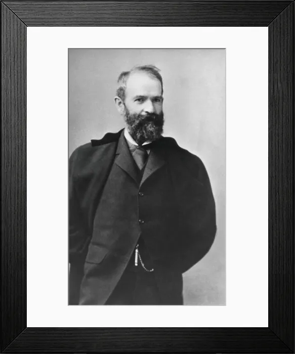 Framed Print : Financier Jay Gould made Tammany Hall Boss Tweed a director of his Erie Railroad. Tweed, in return, arranged favorable legislation to aid Gould in fraudulent stock manipulations