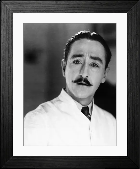 Framed Print : A SOCIAL CELEBRITY, Adolphe Menjou, 1926