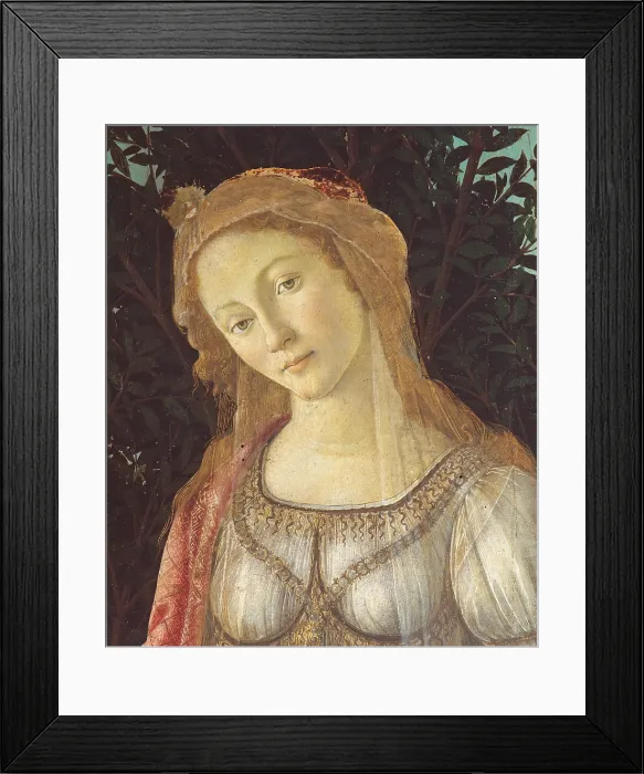 Framed Print : Primavera, by Sandro Filipepi Known as Botticelli, 1478 about, 15th Century, thick tempera on panel, cm 203 x 314 - Italy, Tuscany, Florence, Uffizi Gallery