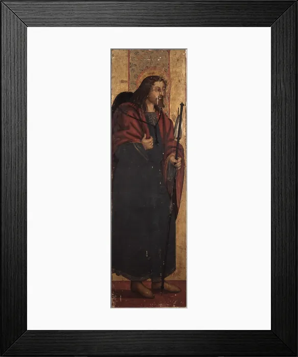 Framed Print : Polyptych of Pergola, by Girolamo Nardini, 1490 - 1510, 15th Century, oil on board - Italy, Lombardy, Milan, Brera Collection. Whole artwork view
