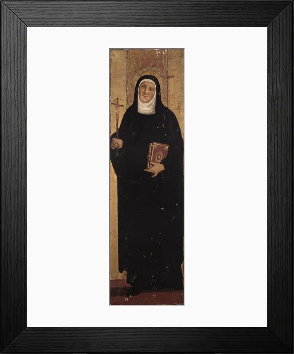 Framed Print : Polyptych of Pergola, by Girolamo Nardini, 1490 - 1510, 15th Century, oil on board - Italy, Lombardy, Milan, Brera Collection. Whole artwork view