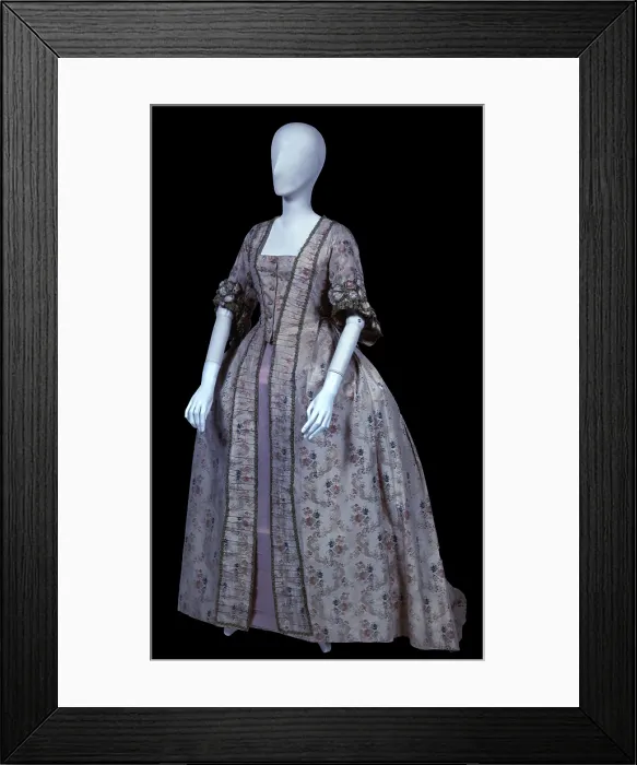 Framed Print : Women's Overcoat - Andrienne, by Unknown Artist, 1780, 18th Century, silk fabric - Italy, Lombardy, Milan, Castello Sforzesco, Civic Collections of Applied Art Framed Print : Women's Overcoat - Andrienne, by Unknown Artist, 1780, 18th Century, silk fabric - Italy, Lombardy, Milan, Castello Sforzesco, Civic Collections of Applied Art