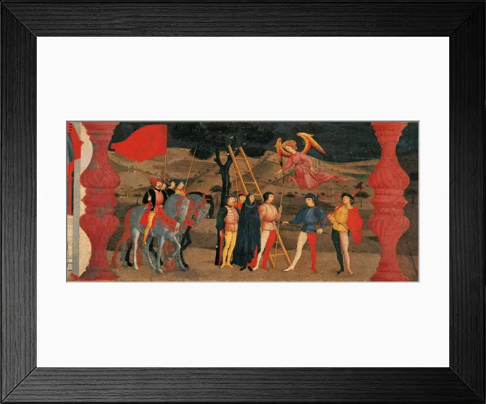 Framed Print : Massacre of the Innocents, by Paolo di Dono know as Paolo Uccello, 1465 - 1468 about, 15th Century, panel, cm 43 x 351 - Italy, Marche, Pesaro Urbino, Urbino Framed Print : Massacre of the Innocents, by Paolo di Dono know as Paolo Uccello, 1465 - 1468 about, 15th Century, panel, cm 43 x 351 - Italy, Marche, Pesaro Urbino, Urbino