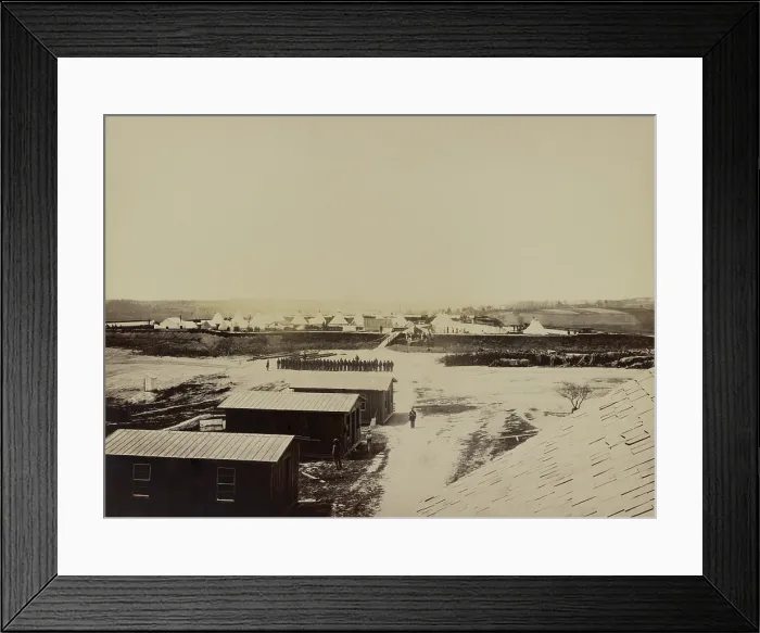 Framed Print : Fort Ellsworth, near Alexandria, VA, during the US Civil War, 1861-65. This photo shows the fort buildings and parade grounds in the foreground Framed Print : Fort Ellsworth, near Alexandria, VA, during the US Civil War, 1861-65. This photo shows the fort buildings and parade grounds in the foreground