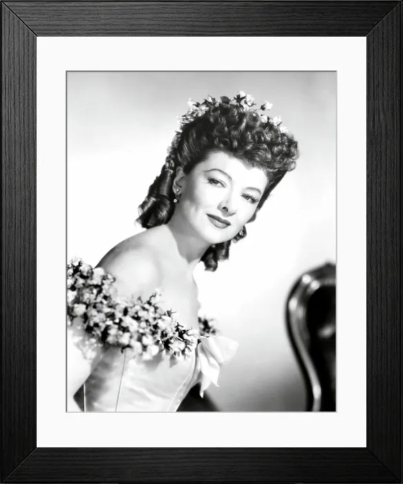 Framed Print : SO GOES MY LOVE, Myrna Loy, 1946