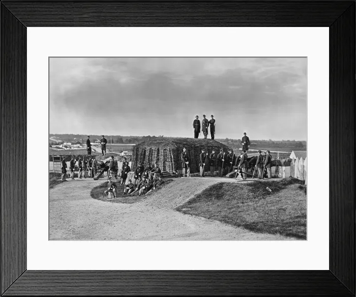 Framed Print : Fort Stevens was on the north line of the US Civil War defenses of Washington, DC. It bore the brunt of Jubal Earlys attack with an army of 10, 000 on July 12, 1864 Framed Print : Fort Stevens was on the north line of the US Civil War defenses of Washington, DC. It bore the brunt of Jubal Earlys attack with an army of 10, 000 on July 12, 1864