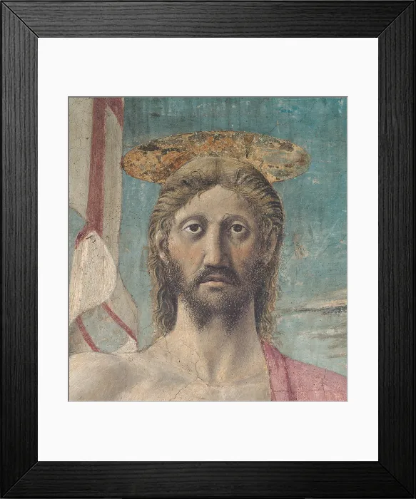 Framed Print : The Resurrection of Christ, by Pietro di Benedetto dei Franceschi known as Piero della Francesca, 1450 - 1463 about, 15th Century, tempera and fresco painting