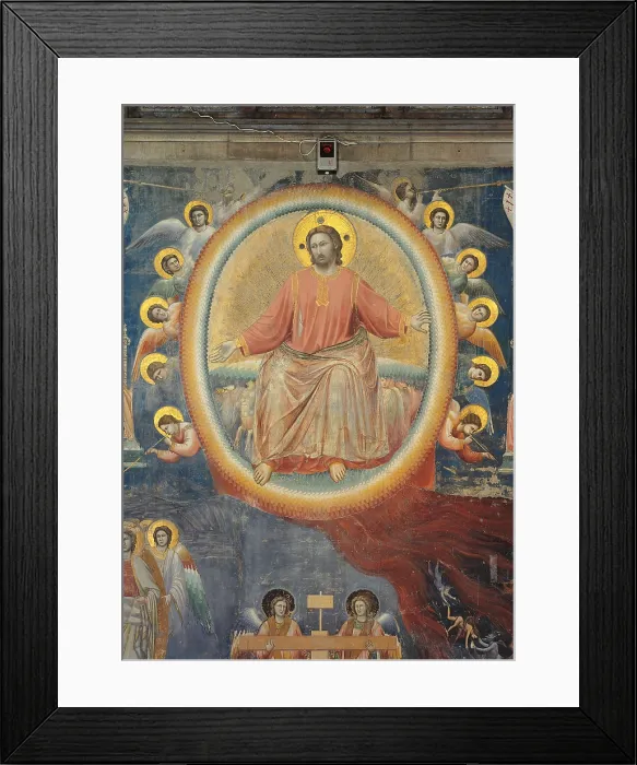 Framed Print : The Last Judgement, by Giotto, 1303 - 1305 about, 14th Century, fresco, cm 1000 x 840 - Italy, Veneto, Padua, Scrovegni Chapel Framed Print : The Last Judgement, by Giotto, 1303 - 1305 about, 14th Century, fresco, cm 1000 x 840 - Italy, Veneto, Padua, Scrovegni Chapel