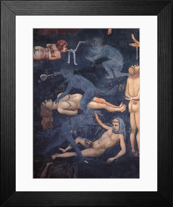 Framed Print : The Last Judgement, by Giotto, 1303 - 1305 about, 14th Century, fresco, cm 1000 x 840 - Italy, Veneto, Padua, Scrovegni Chapel Framed Print : The Last Judgement, by Giotto, 1303 - 1305 about, 14th Century, fresco, cm 1000 x 840 - Italy, Veneto, Padua, Scrovegni Chapel