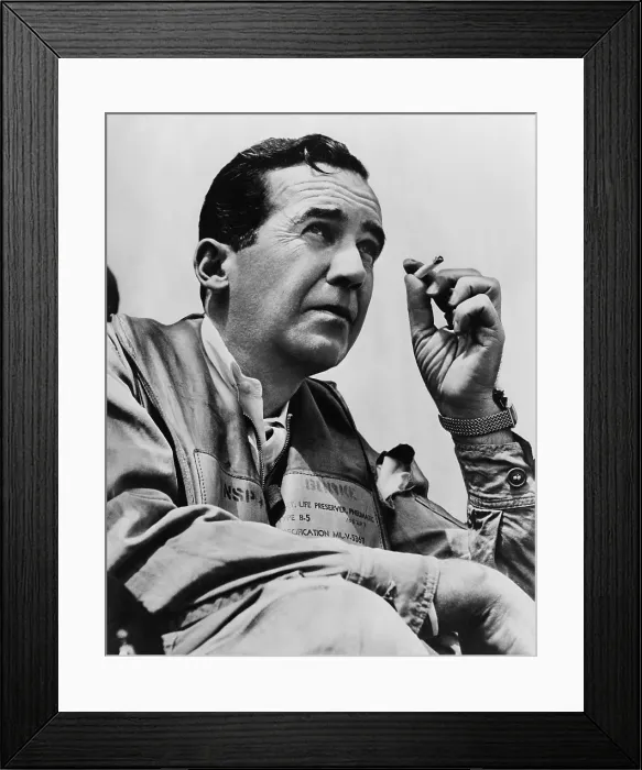 Framed Print : CBS News correspondent Edward R. Murrow in Korea in late 1952. (BSLOC_2014_13_199) Framed Print : CBS News correspondent Edward R. Murrow in Korea in late 1952. (BSLOC_2014_13_199)