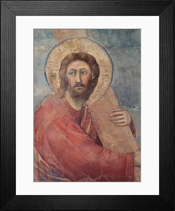 Framed Print : Fresco cycle in the Scrovegni Chapel, by Giotto, 1304 - 1306 about, 14th Century, fresco, - Italy, Veneto, Padua, Scrovegni Chapel