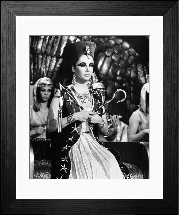 Framed Print : CLEOPATRA, Elizabeth Taylor, 1963, TM & copyright 20th Century Fox film Corp. All rights reserved