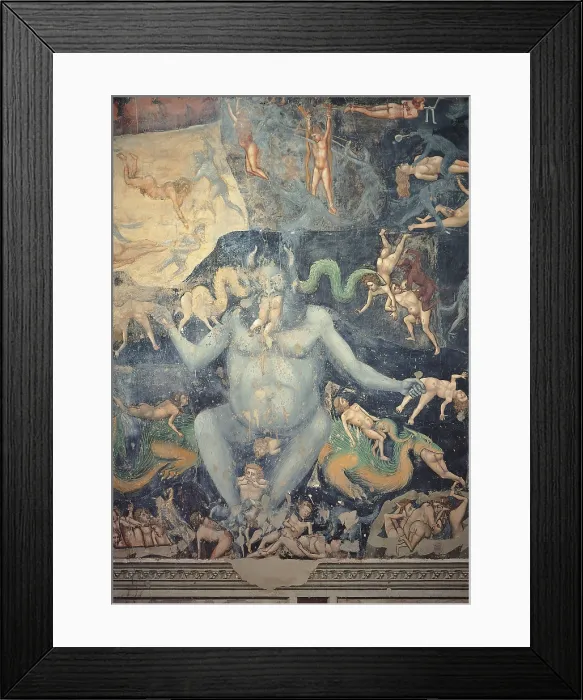 Framed Print : The Last Judgement, by Giotto, 1303 - 1305 about, 14th Century, fresco, cm 1000 x 840 - Italy, Veneto, Padua, Scrovegni Chapel Framed Print : The Last Judgement, by Giotto, 1303 - 1305 about, 14th Century, fresco, cm 1000 x 840 - Italy, Veneto, Padua, Scrovegni Chapel