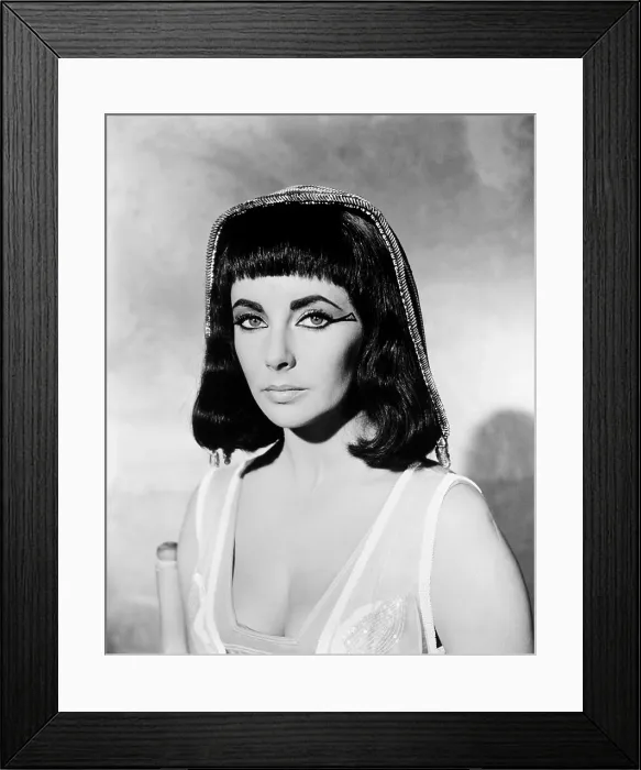 Framed Print : CLEOPATRA, Elizabeth Taylor, 1963, TM & copyright 20th Century Fox film Corp. All rights reserved Framed Print : CLEOPATRA, Elizabeth Taylor, 1963, TM & copyright 20th Century Fox film Corp. All rights reserved