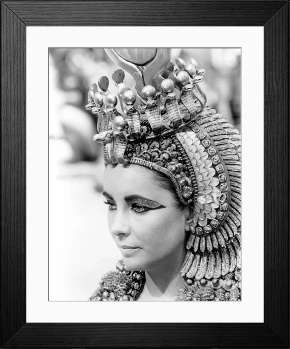 Framed Print : CLEOPATRA, Elizabeth Taylor, 1963, TM & copyright 20th Century Fox film Corp. All rights reserved