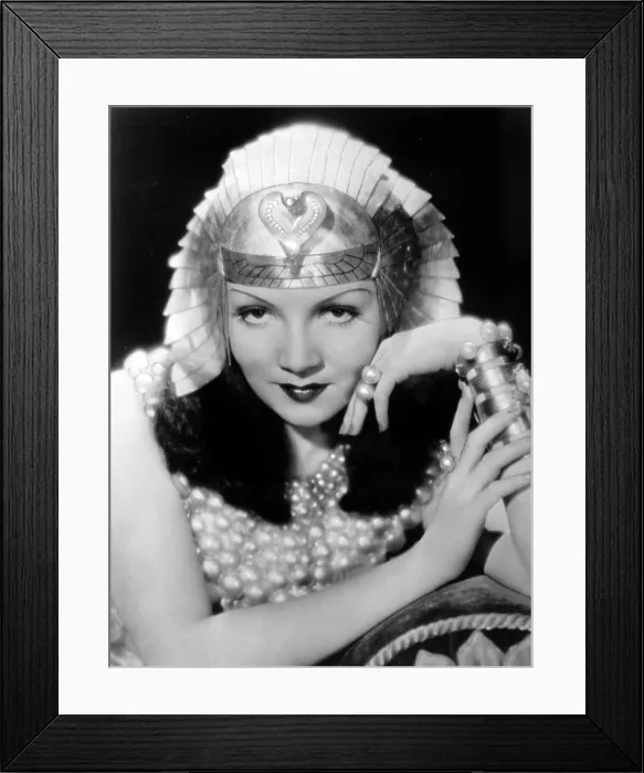 Framed Print : CLEOPATRA, Claudette Colbert, 1934 Framed Print : CLEOPATRA, Claudette Colbert, 1934
