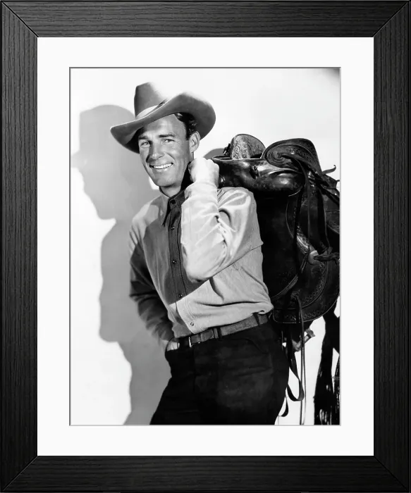 Framed Print : CORONER CREEK, Randolph Scott, 1948 Framed Print : CORONER CREEK, Randolph Scott, 1948