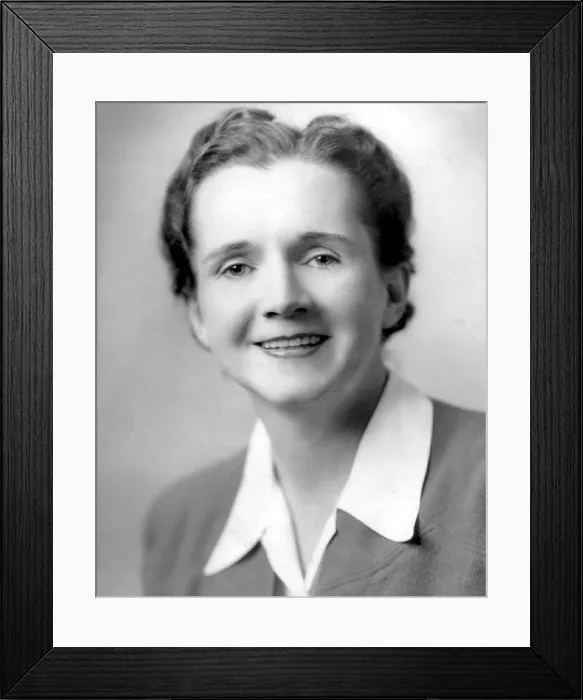 Framed Print : Marine biologist Rachel Carson in 1944 as an employee of the U.S. Fish and Wildlife Service