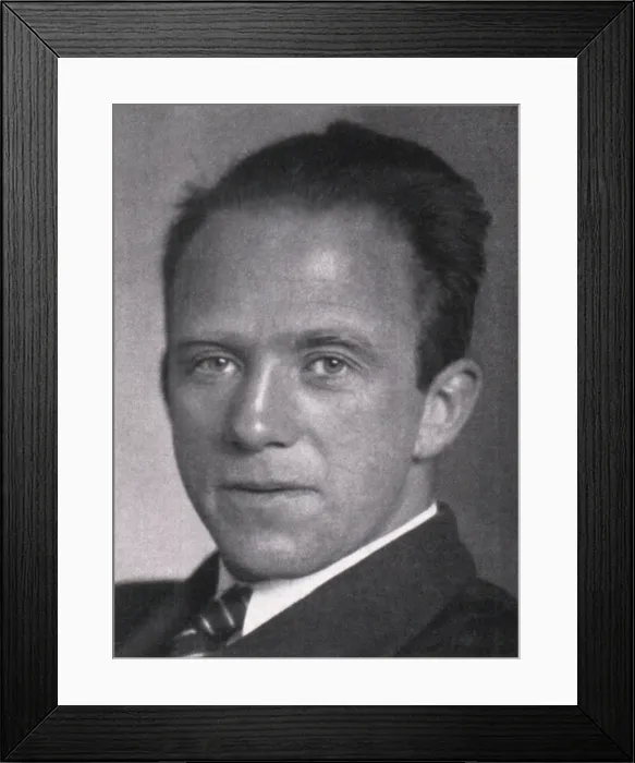 Framed Print : Werner Heisenberg, theoretical physicist, was awarded the 1932 Nobel Prize. He contributed to the development of quantum mechanics and the principle of uncertainty Framed Print : Werner Heisenberg, theoretical physicist, was awarded the 1932 Nobel Prize. He contributed to the development of quantum mechanics and the principle of uncertainty