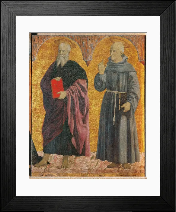 Framed Print : Polyptych of the Misericordia (or Virginn of the Mercy), by Pietro di Benedetto dei Franceschi known as Piero della Francesca, 1454 about, 15th Century, tempera and oil on canvas