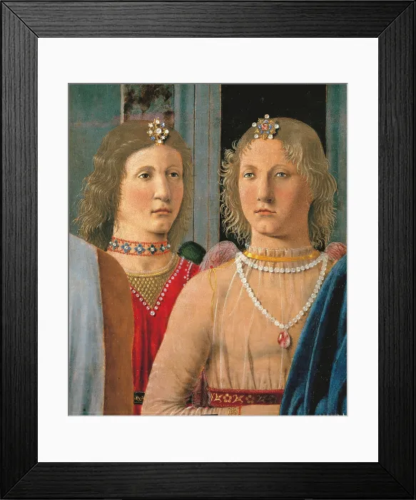 Framed Print : Montefeltro Altarpiece, by Pietro di Benedetto dei Franceschi known as Piero della Francesca, 1472 - 1474, 15th Century, oil and tempera on panel, cm 248 x 170 - Italy, Lombardy