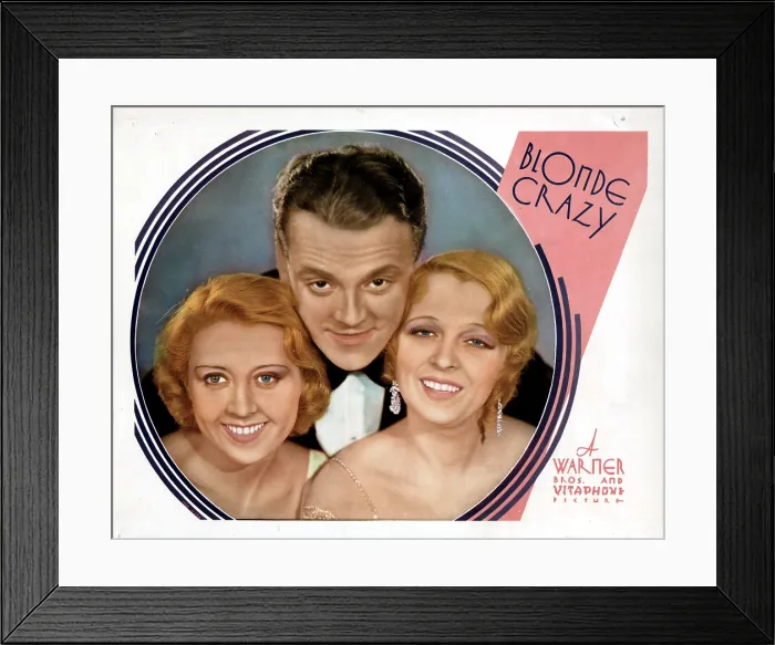 Framed Print : BLONDE CRAZY, from left, Joan Blondell, James Cagney, Noel Francis, 1931 Framed Print : BLONDE CRAZY, from left, Joan Blondell, James Cagney, Noel Francis, 1931