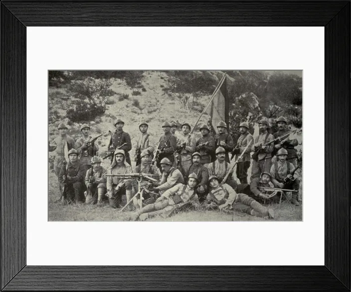 Framed Print : Armenian volunteers who fought under British General Allenby in 1918. This group fought on the Palestine front in Fall 1918, prior to the Oct Framed Print : Armenian volunteers who fought under British General Allenby in 1918. This group fought on the Palestine front in Fall 1918, prior to the Oct