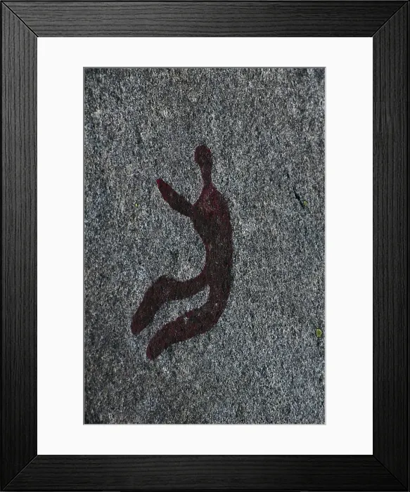 Framed Print : SWEDEN. Tanum. The acrobat. Bronze Age. Cave; Petroglyph. - J. Bedmar / Iberfoto / Everett Collection (343183)**US SALES ONLY** Framed Print : SWEDEN. Tanum. The acrobat. Bronze Age. Cave; Petroglyph. - J. Bedmar / Iberfoto / Everett Collection (343183)**US SALES ONLY**