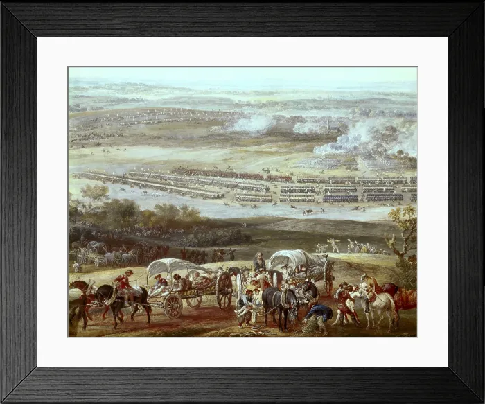 Framed Print : Battle of Rocoux, 1746, War of the Austrian Succession. Gouache. FRANCE. Versailles. Palace of Versailles. - BeBa / Iberfoto / Everett Collection (342907)**US SALES ONLY** Framed Print : Battle of Rocoux, 1746, War of the Austrian Succession. Gouache. FRANCE. Versailles. Palace of Versailles. - BeBa / Iberfoto / Everett Collection (342907)**US SALES ONLY**