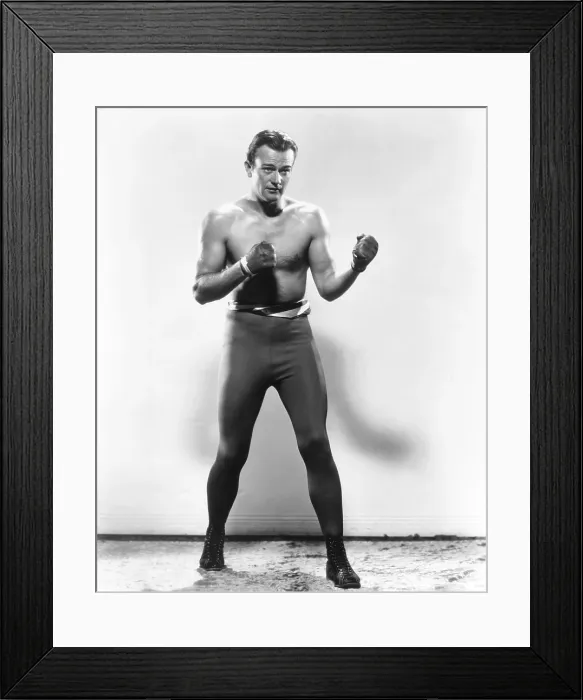 Framed Print : CONFLICT, John Wayne, 1936 Framed Print : CONFLICT, John Wayne, 1936