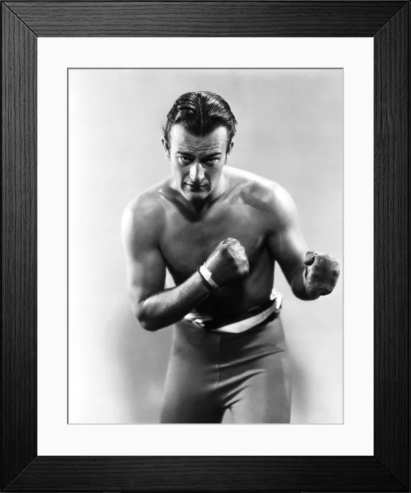 Framed Print : CONFLICT, John Wayne, 1936 Framed Print : CONFLICT, John Wayne, 1936