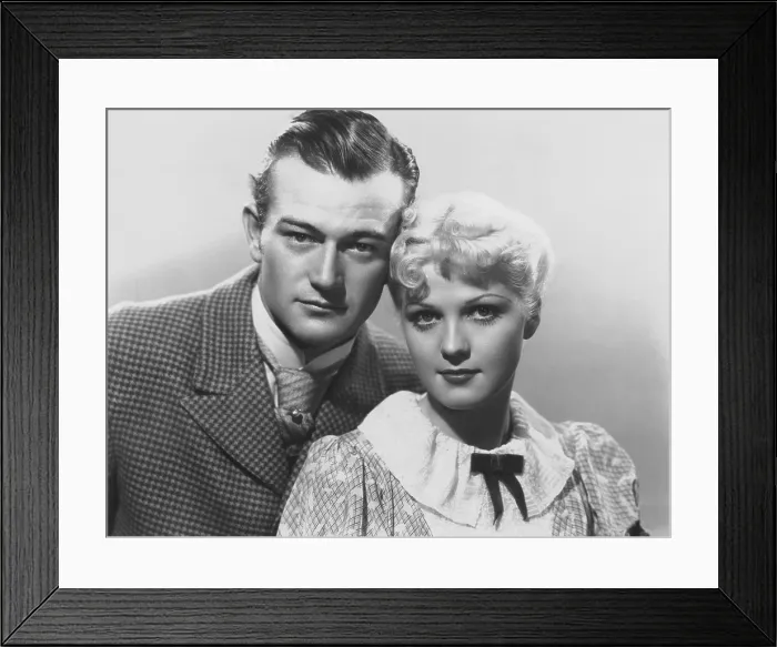 Framed Print : CONFLICT, from left: John Wayne, Jean Rogers, 1936 Framed Print : CONFLICT, from left: John Wayne, Jean Rogers, 1936