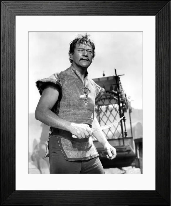 Framed Print : THE CONQUEROR, John Wayne, 1956