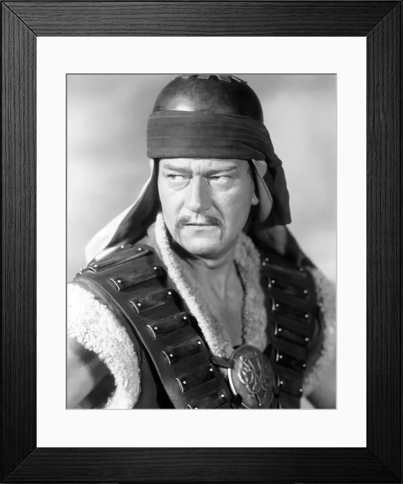 Framed Print : THE CONQUEROR, John Wayne as Genghis Khan, 1956