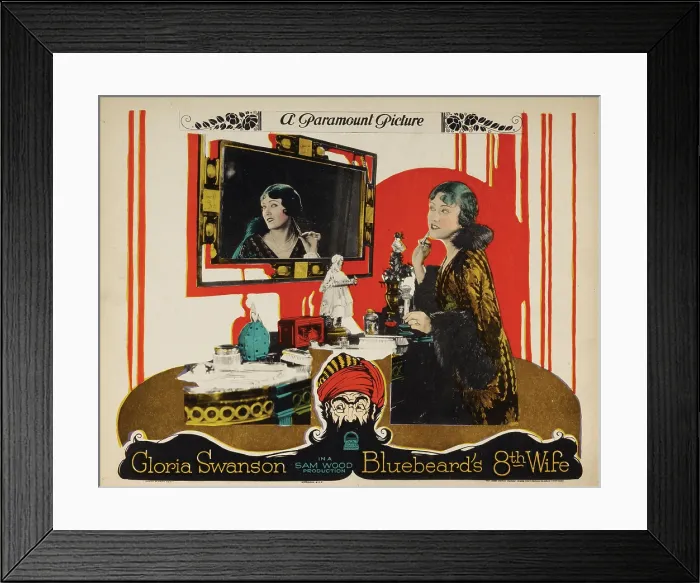 Framed Print : BLUEBEARD'S EIGHTH WIFE, Gloria Swanson, 1923