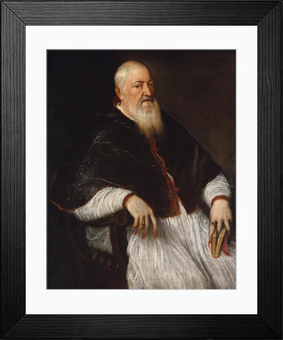 Framed Print : FILIPPO ARCHINTO, ARCHBISHOP OF MILAN, by Titian, 1555, Italian Renaissance painting Framed Print : FILIPPO ARCHINTO, ARCHBISHOP OF MILAN, by Titian, 1555, Italian Renaissance painting
