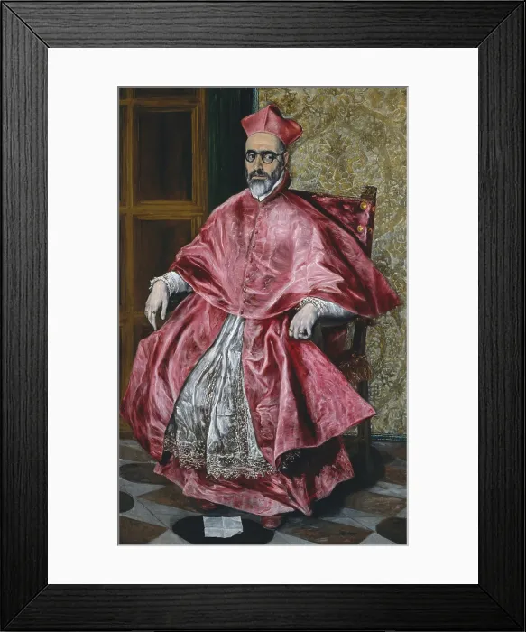 Framed Print : CARDINAL FERNANDO NINO DE GUEVARA, by El Greco, 1600, Spanish Renaissance painting, oil on canvas Framed Print : CARDINAL FERNANDO NINO DE GUEVARA, by El Greco, 1600, Spanish Renaissance painting, oil on canvas