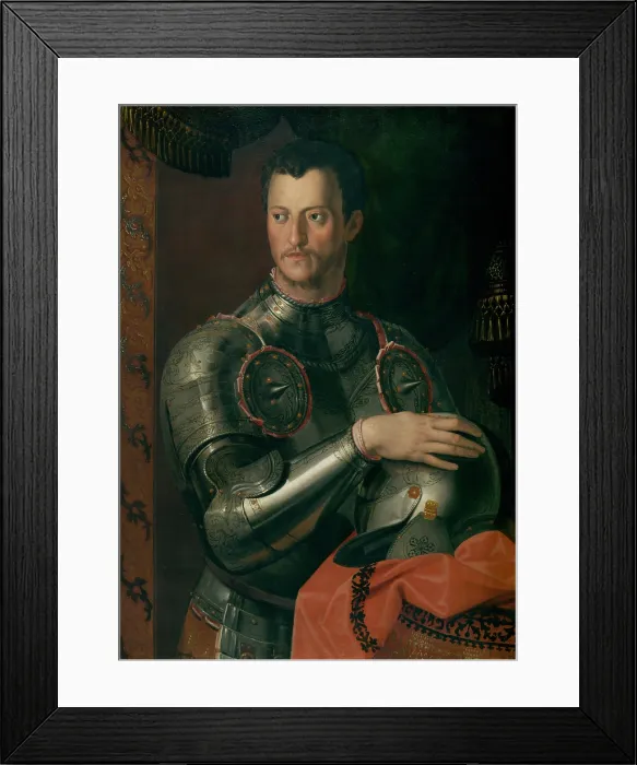 Framed Print : COSINO I DE MEDICI, by Workshop of Bronzino, 1550-74, Italian Renaissance painting, oil on wood