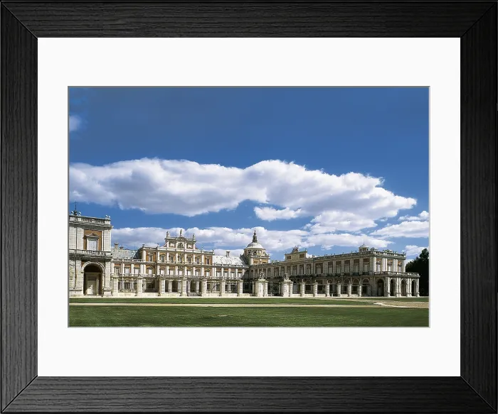 Framed Print : CALLEJA, Andres de la (1705-1785); SABATINI, Francesco (1722-1797). Royal Palace of Aranjuez. 1772 - 1778. SPAIN. MADRID (AUTONOMOUS COMMUNITY). Aranjuez