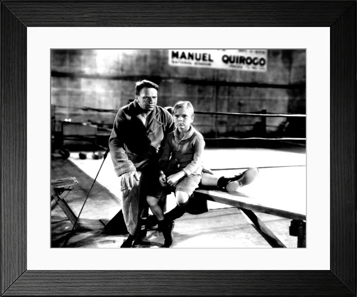 Framed Print : THE CHAMP, Wallace Beery, Jackie Cooper, 1931