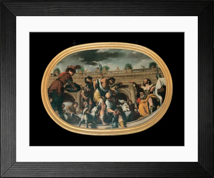 Framed Print : Strozzi Bernardo, The Parable of the Wedding Guest, 1636 - 1636, 17th Century, oil on canvas, Italy, Tuscany, Florence, Uffizi Gallery Framed Print : Strozzi Bernardo, The Parable of the Wedding Guest, 1636 - 1636, 17th Century, oil on canvas, Italy, Tuscany, Florence, Uffizi Gallery