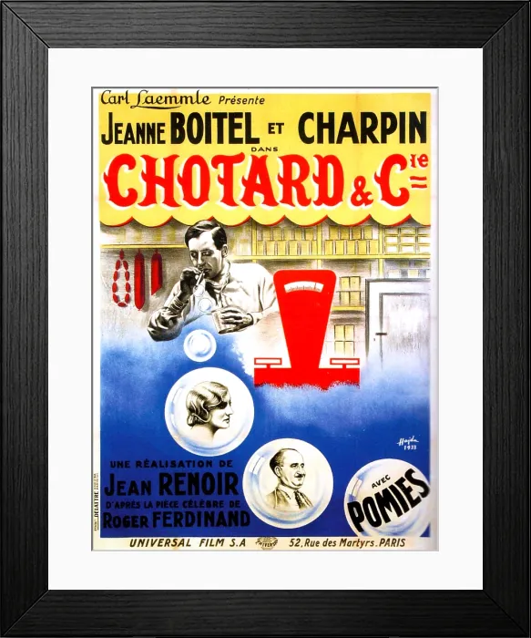 Framed Print : CHOTARD AND COMPANY, (aka CHOTARD & CIE, aka CHOTARD ET CIE), French poster, 1933